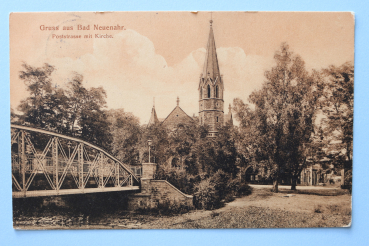 Ansichtskarte AK Gruß aus Bad Neuenahr 1913 Poststrasse Brück Architektur Ortsansicht Rheinland Pfalz